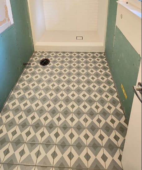 Tile flooring