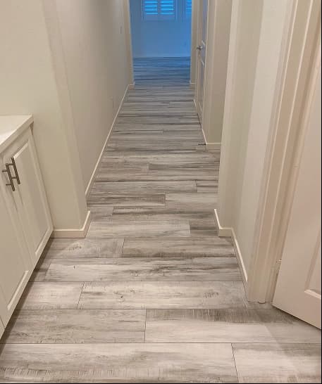 Tile flooring