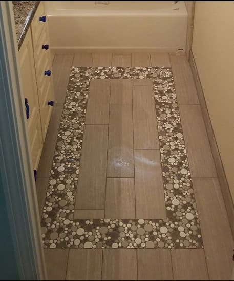 Tile flooring